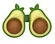 Avocado mint toy 2-in-1 Cat Nip